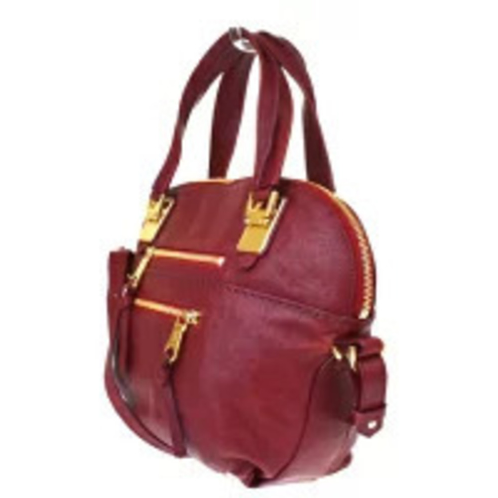 Chloe shoulder leather Handbag Angie bag red